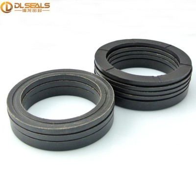 NBR v ring seal for pupm FKM with fabric V packing ring for high pressure pump seal