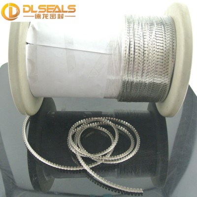 DLseals 2.8x2.8x0.12mm  Stainless steel 301 Meander spring 1.4310