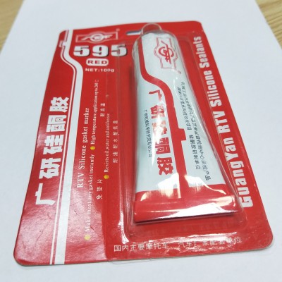 High-temp red RTV silicone gasket maker