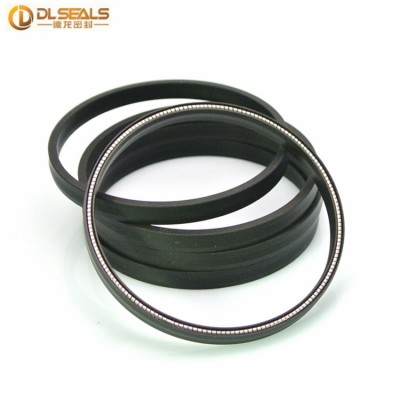 DLSEALS PTFE cased V type springs 20x30x5 mm Slanted Coil spring energized seals